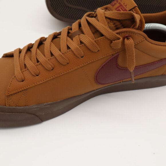 Nike SB Blazer Low Pro GT Light British Tan/Dark Team Red Size 14 - Picture 8 of 9